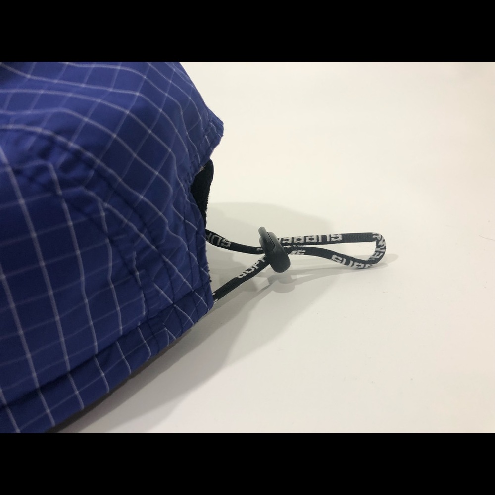 Supreme SS2018 Ripstop Camp Cap Blue Contrast Box - Picture 3 of 8